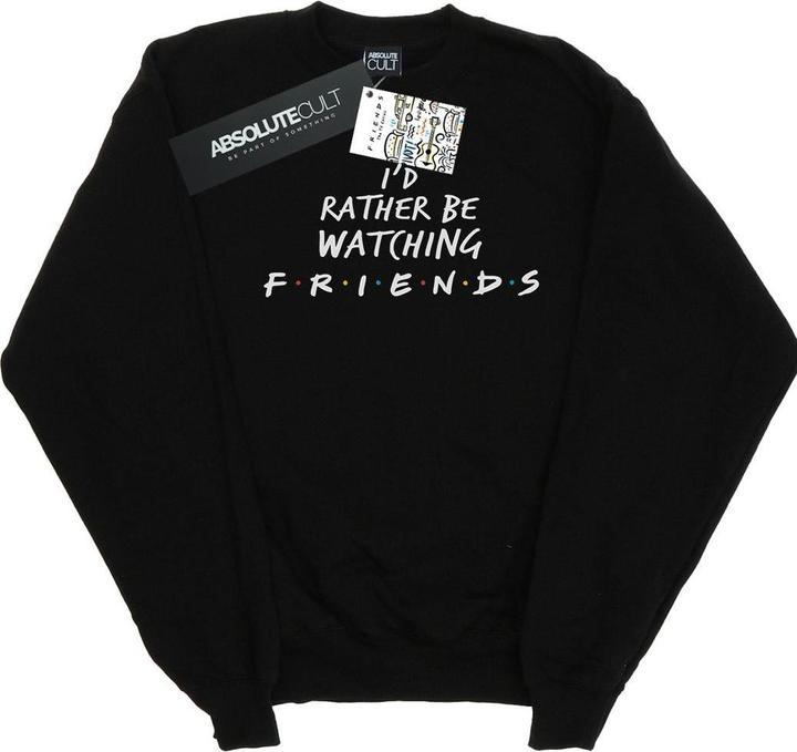 Actual product image Friends Mens Rather Be Watching Sweatshirt (XXL)