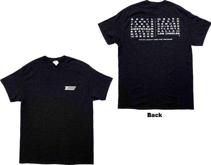 ATEEZ Fellowship Map The Treasure Back Print