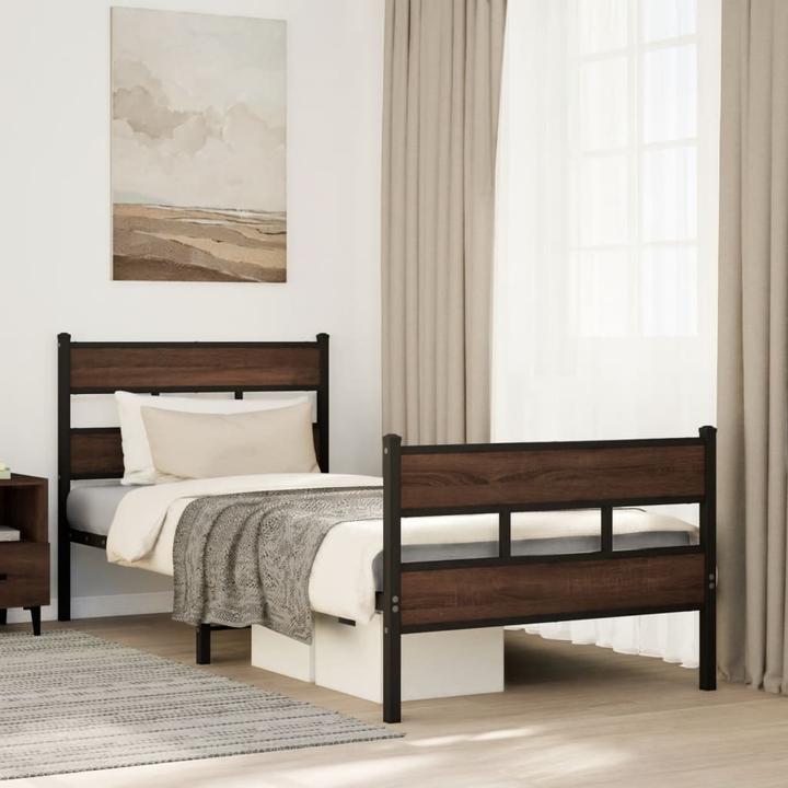 Immagine prodotto VidaXL Letto in metallo Struttura letto a doghe letto matrimoniale senza materasso 160x200cm (160 x 200 cm)