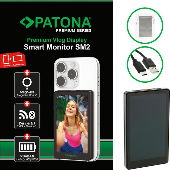 Image du produit Patona Vlog Display Smart Monitor SM2 (3.97")
