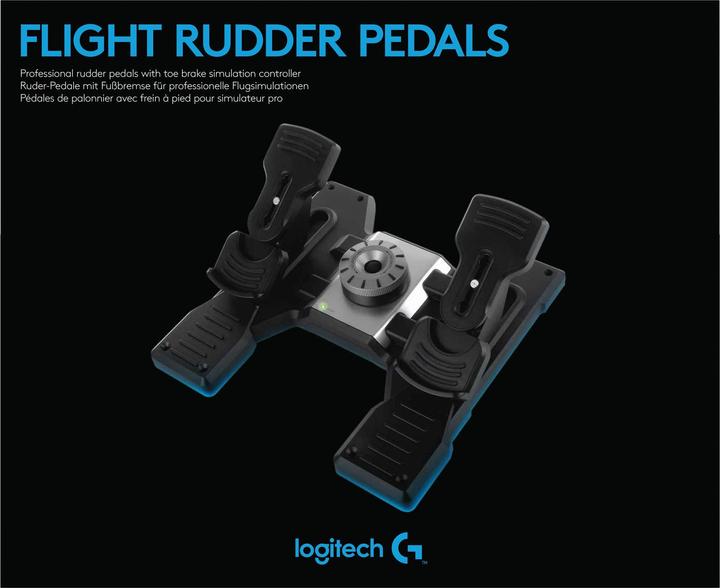 Actual product image Logitech G Saitek Pro Flight Rudder Pedals (PC)