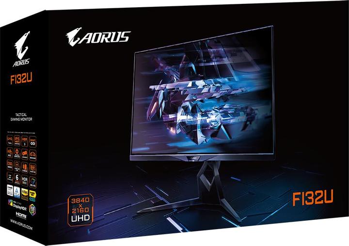 Productafbeelding Gigabyte Aorus FI32U (3840 x 2160 Pixels, 31.50")