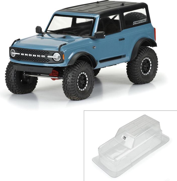 Actual product image Proline Body Ford Bronco 2021 2-Door unpainted, 1:10