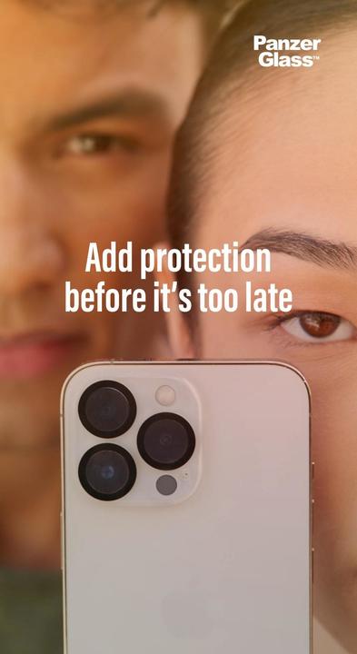 Actual product image PanzerGlass Camera Protector (1 Piece, Apple iPhone 13 Pro Max, Apple iPhone 13 Pro)
