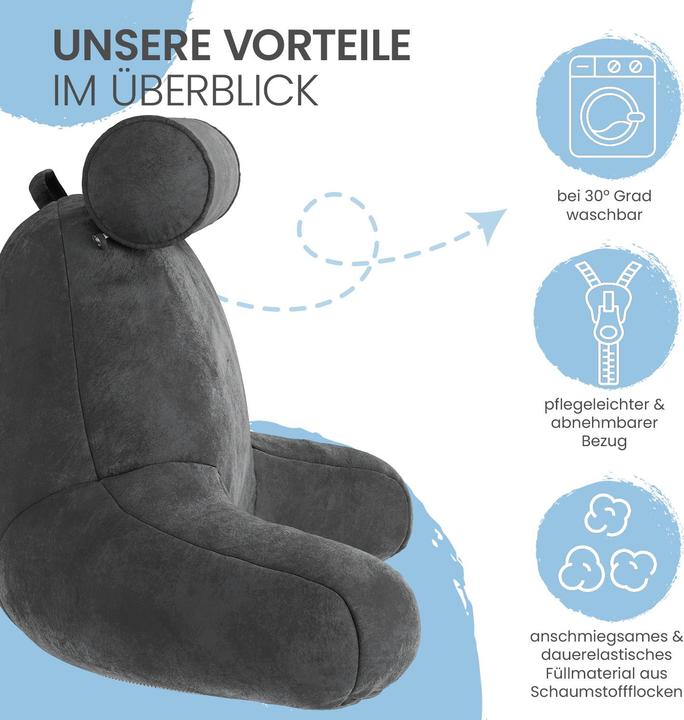 Actual product image Aktivshop Back cushion (50 x 90 x 67 cm, 40 x 76 x 46 cm)