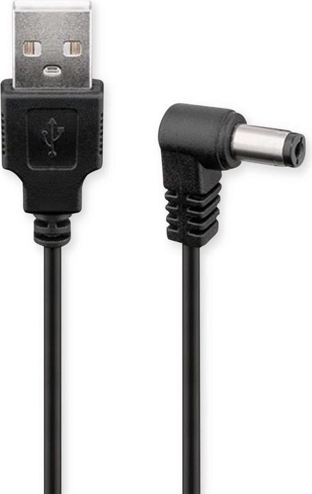Image du produit Goobay Câble USB-DC 5,5 x 2,1 mm, 0,5 m, noir (0.50 m)