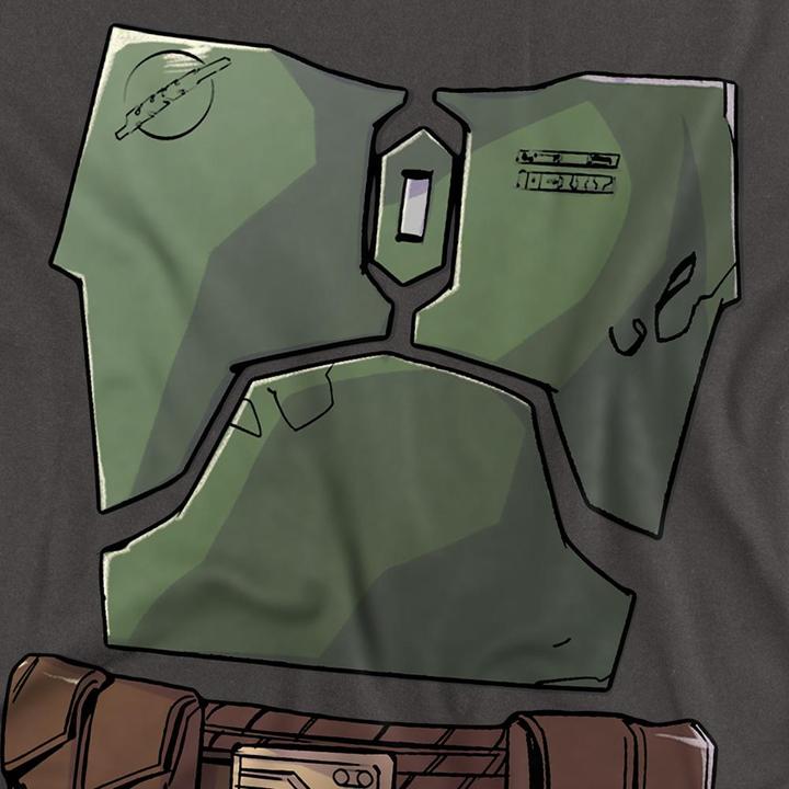 Immagine prodotto Star Wars Maglietta Boba Fett Costume Adulto Unisex (S)