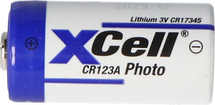 Actual product image XCell Lithium battery CR23 (1 pcs., RCR123A, 1550 mAh)