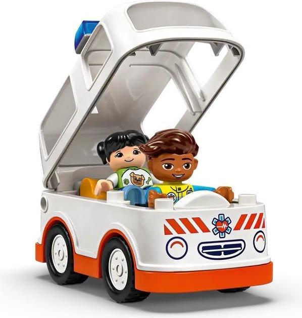 Produktbild LEGO Rettungswagen mit Fahrer (10447)