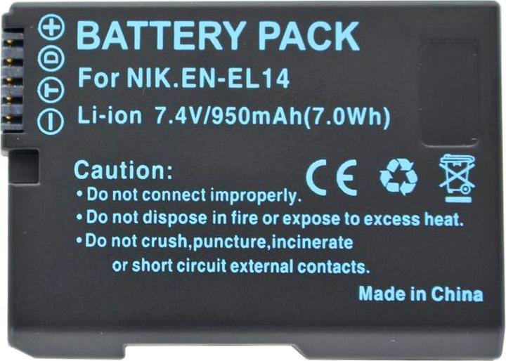 Immagine prodotto Nikon Batteria EN-EL14, CoolPix P7000 (Accumulatore di carica elettrica)