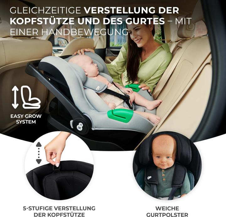 Immagine prodotto KinderKraft Visone Pro + Base Visone FX (Reboarder, ECE R129/i-Size Standard)