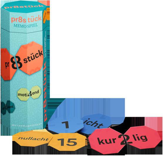 Produktbild Prachtstück /Pr8stück. Das Memospiel mit der Zahl im Wort (Deutsch)