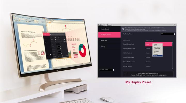 Actual product image LG 38uc99-W (3840 x 1600 pixels, 37.50")