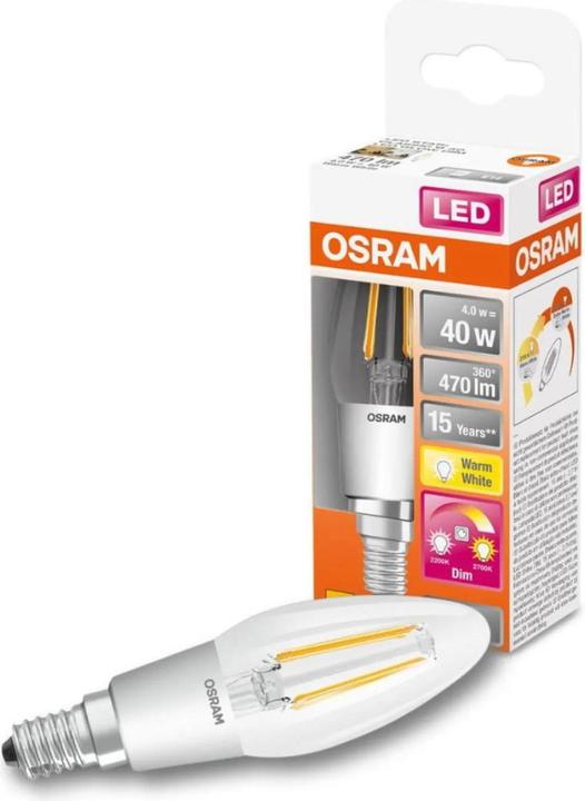 Immagine prodotto Osram Superstar Classic B (E14, 40 W, 470 lm, 1 x, E)