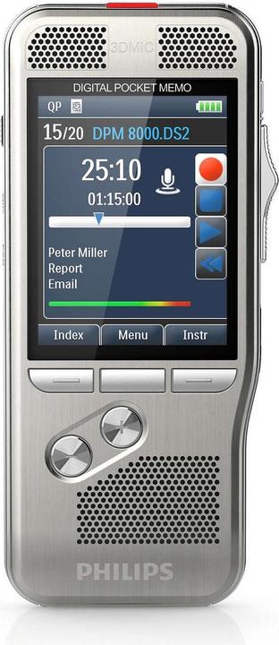 Actual product image Philips Digital Dictaphone DPM8200 Pocket Memo