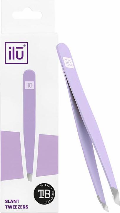 Produktbild Tools for Beauty T4B ILU Augenbrauenpinzette Präzisionsspitze Zupfpinzette Gesichtshaarentfernung (Lila)