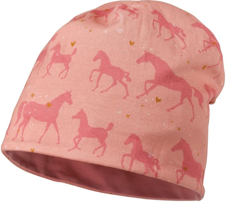 Actual product image Maximo Mütze Beanie reversible Horses Gr. 55 - 57 (55 - 57)