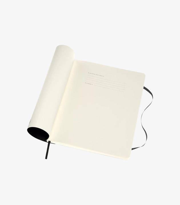 Immagine prodotto Moleskine Notebook professionale XL, copertina morbida, nero (19 x 25 cm, Righe, Copertina morbida)