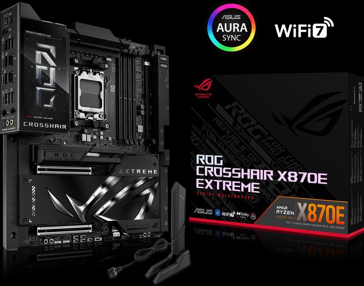 Image du produit ASUS ROG Crosshair X870E Extreme (AM5, AMD X870E, E-ATX)