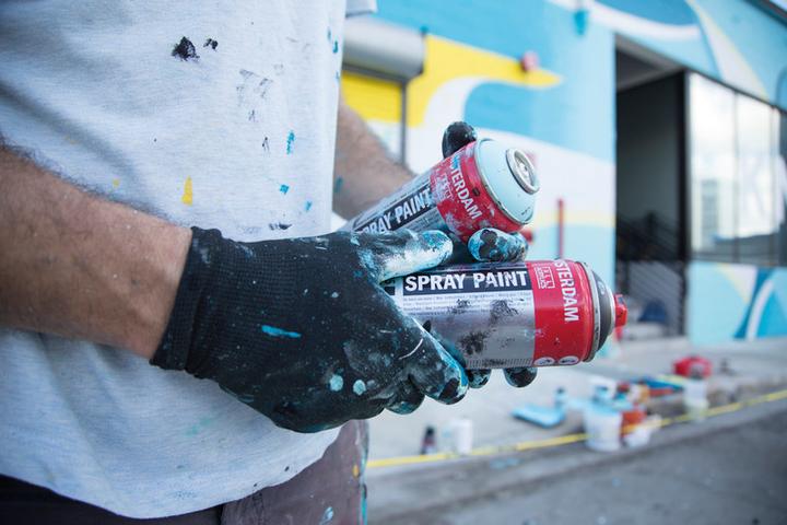 Actual product image Amsterdam Spray paint (Titanium white, 400 ml)