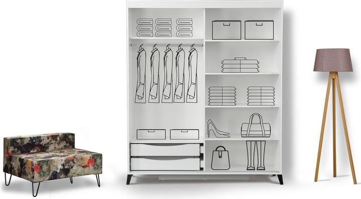 Image du produit Hanah Home Aydin (180 x 60 x 216 cm)