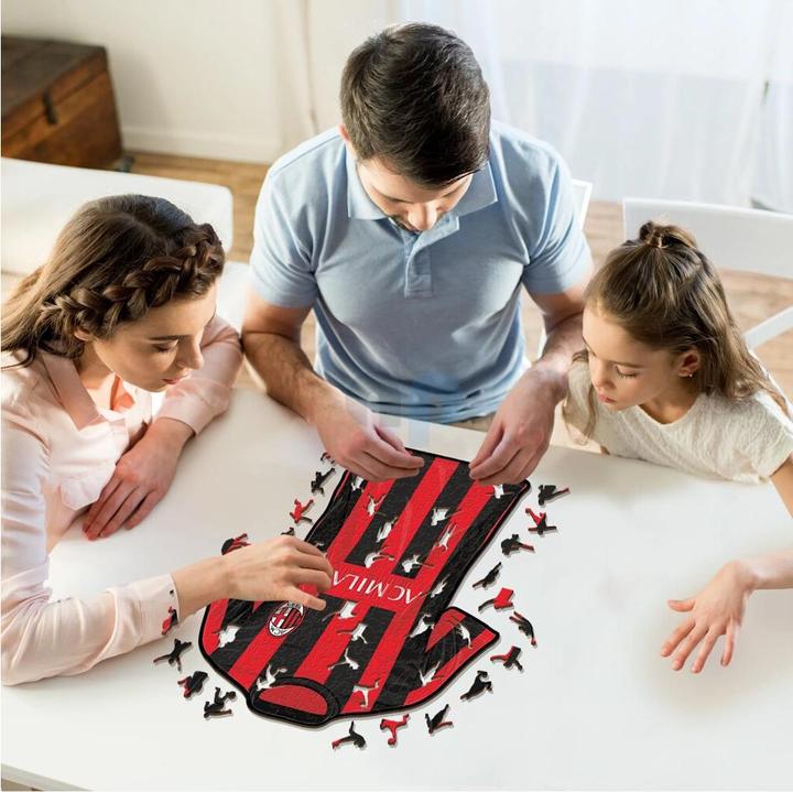 Immagine prodotto Iconic AC Milan - Maglia - Puzzle in Legno Taglia S (150 Pezzi) (150 pezzi)