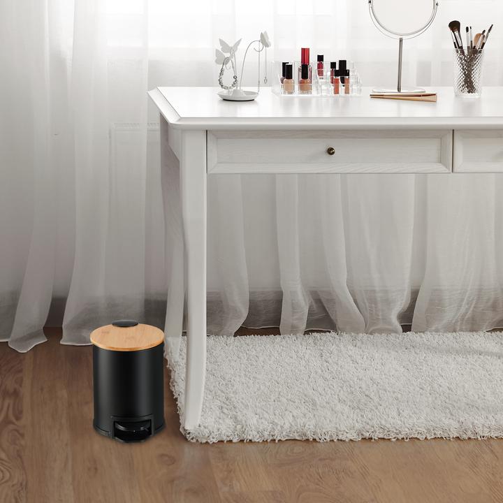 Image du produit Relaxdays Poubelle de salle de bain (3 l)