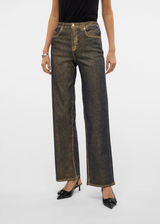 Produktbild Vero Moda VMTESSA Hohe Taille Weiter Beinschnitt Jeans Weit geschnitten (W28/L32)