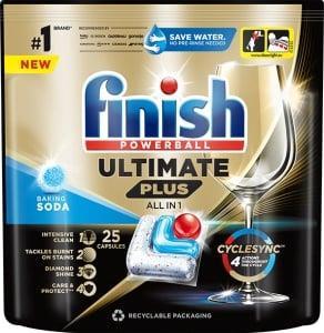 Finish Dishwash Caps Baking Soda 25pcs (Tabs, 25 x)