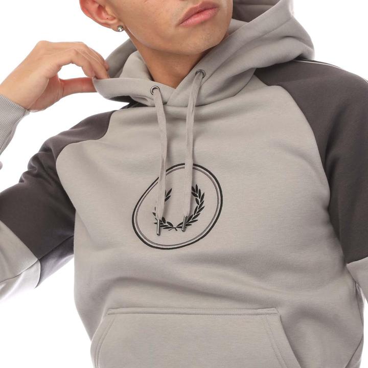 Immagine prodotto Fred Perry Felpa con Cappuccio Logo Cerchio Uomo (S)
