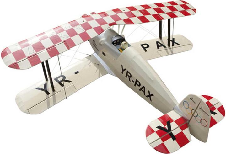 Actual product image Seagull Models bücker bü-133 jungmeister biplane in wood construction arf (Scale Helicopter)