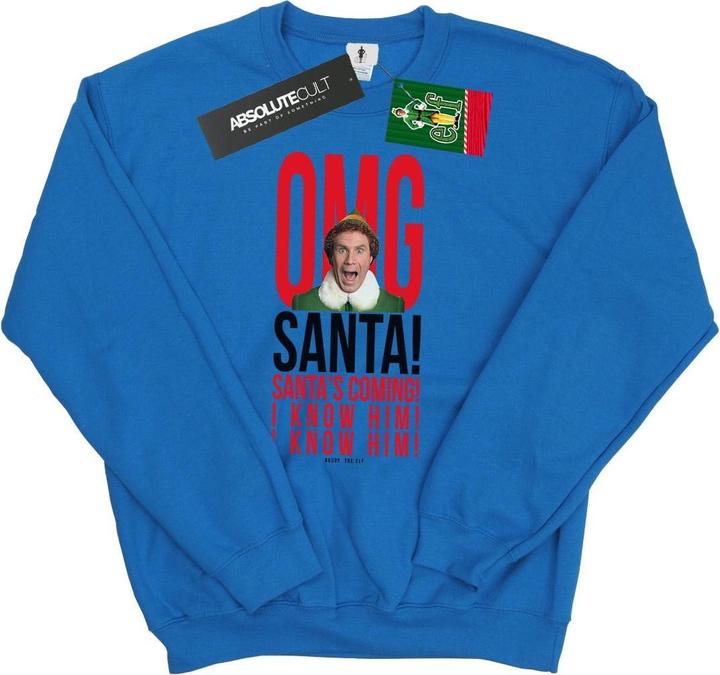 Produktbild Elf OMG Santa I Know Him Sweatshirt (XL)