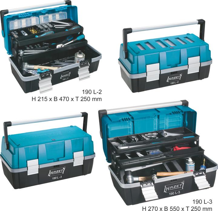 Produktbild HAZET Kunststoff-Werkzeugkasten 190L-2 (1 Teile)