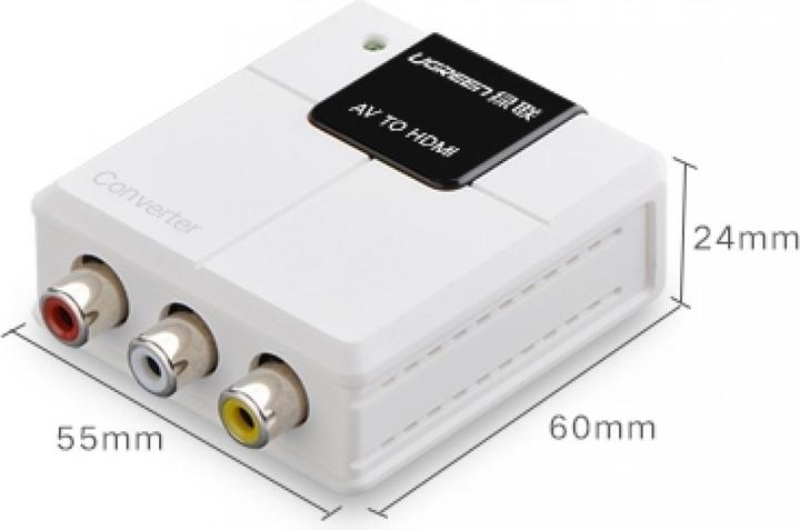 Produktbild Ugreen Cinch AV Audio Video auf HDMI Konverter PAL NTSC Konverter