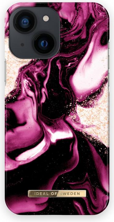 Actual product image iDeal Of Sweden Designer Hard Cover Golden Ruby (Apple iPhone 13 mini)
