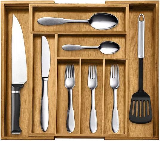 Actual product image Ruhhy Bamboo Kitchen Organizer