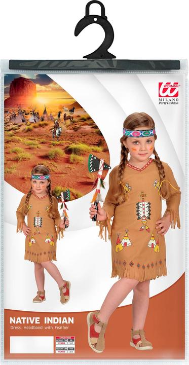 Immagine prodotto Widmann Costume per bambini ragazza indiana (104)