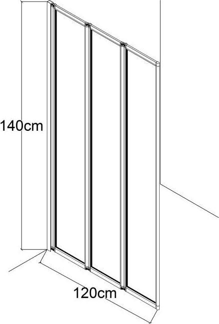 Immagine prodotto Shower Design District (140 cm, 120 cm, 140 cm)