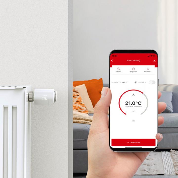Actual product image Hama Smart WLAN heating control, 2x smart radiator thermostat + control centre