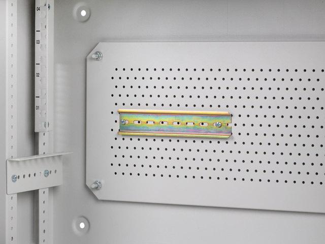Produktbild Lanberg Nástěnná jednodílná skříň 19", 4U+3U/540x200, (dodávané složené), nízkoprofilová, plné dveř (10.86 HE, 19 Zoll Rack)