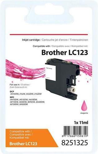 Actual product image Office Depot Ink Cartridge Compatible Brother LC123M Magenta (M)