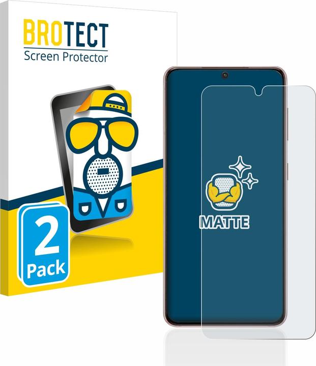 Actual product image BROTECT Anti-glare screen protector matt (2 Piece, Samsung Galaxy S21+)