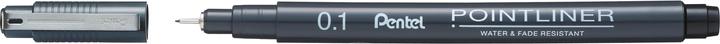 Image du produit Pentel PentelArts Fineliner permanent Pointliner, noir, 0,1 mm (Noir, 1 x)
