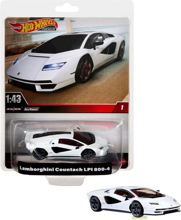 Productafbeelding Hot Wheels Premium 1:43 schaal Lamborghini Countach LPI 800-4
