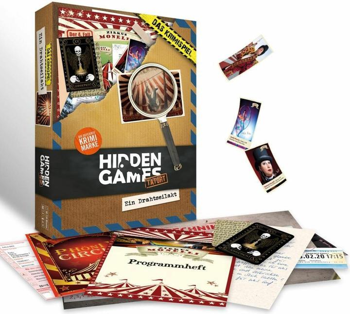 Produktbild Hidden Games Ein Drahtseilakt - Krimispiel (Deutsch)