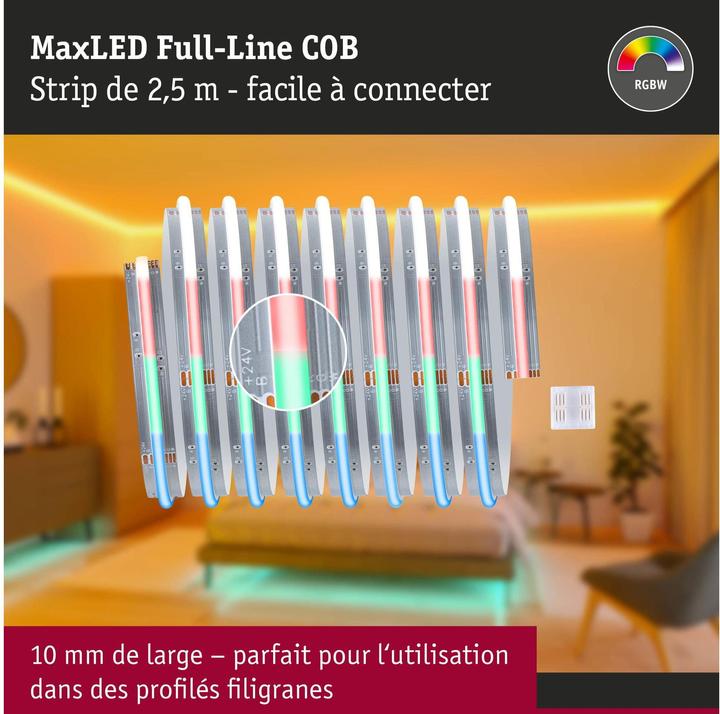 Produktbild Paulmann MaxLED 1000 Full-Line COB Stripe (RGBW, 250 cm, Indoor)