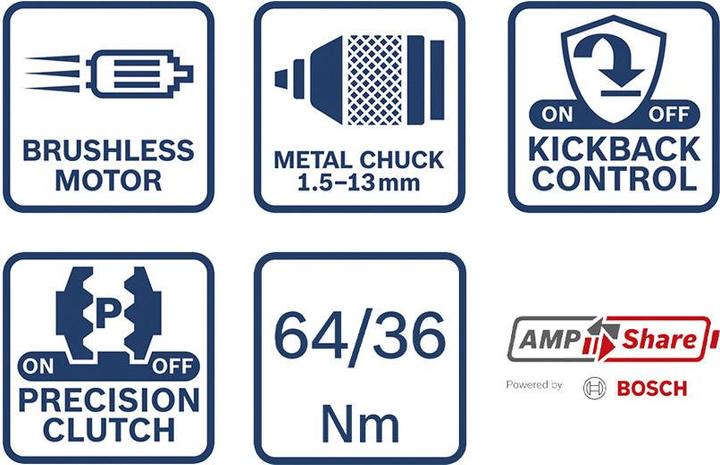 Actual product image Bosch Professional GSR 18V-90 C (Rechargeable battery operated)
