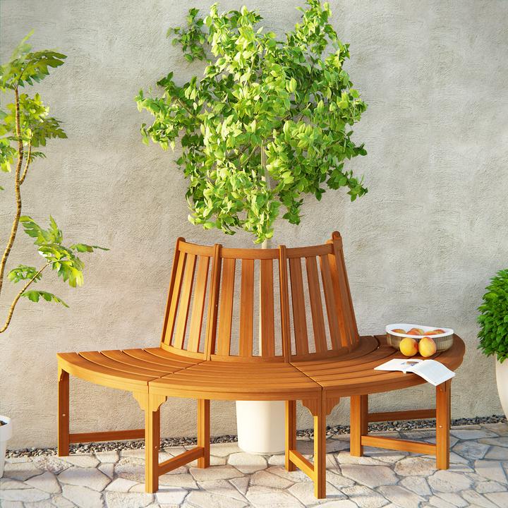 Image du produit Casaria Banc en arc de cercle