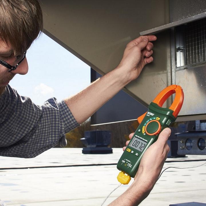 Actual product image Extech Hand multimeter, current clamp di (CAT III 600V)