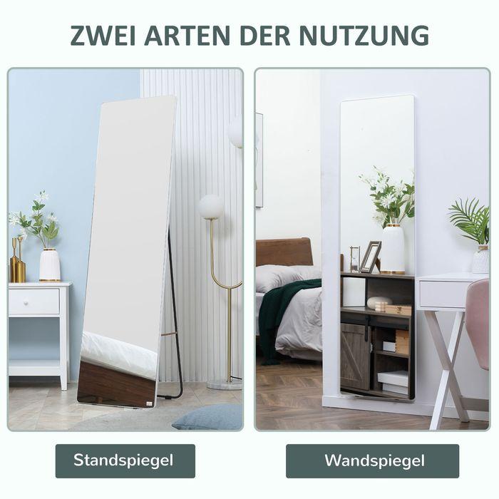 Produktbild Swisshandel24 Standspiegel, Ganzkörperspiegel mit Ständer, 45 x 160 cm Wandspiegel, Garderobenspiegel, Ankleidespi
